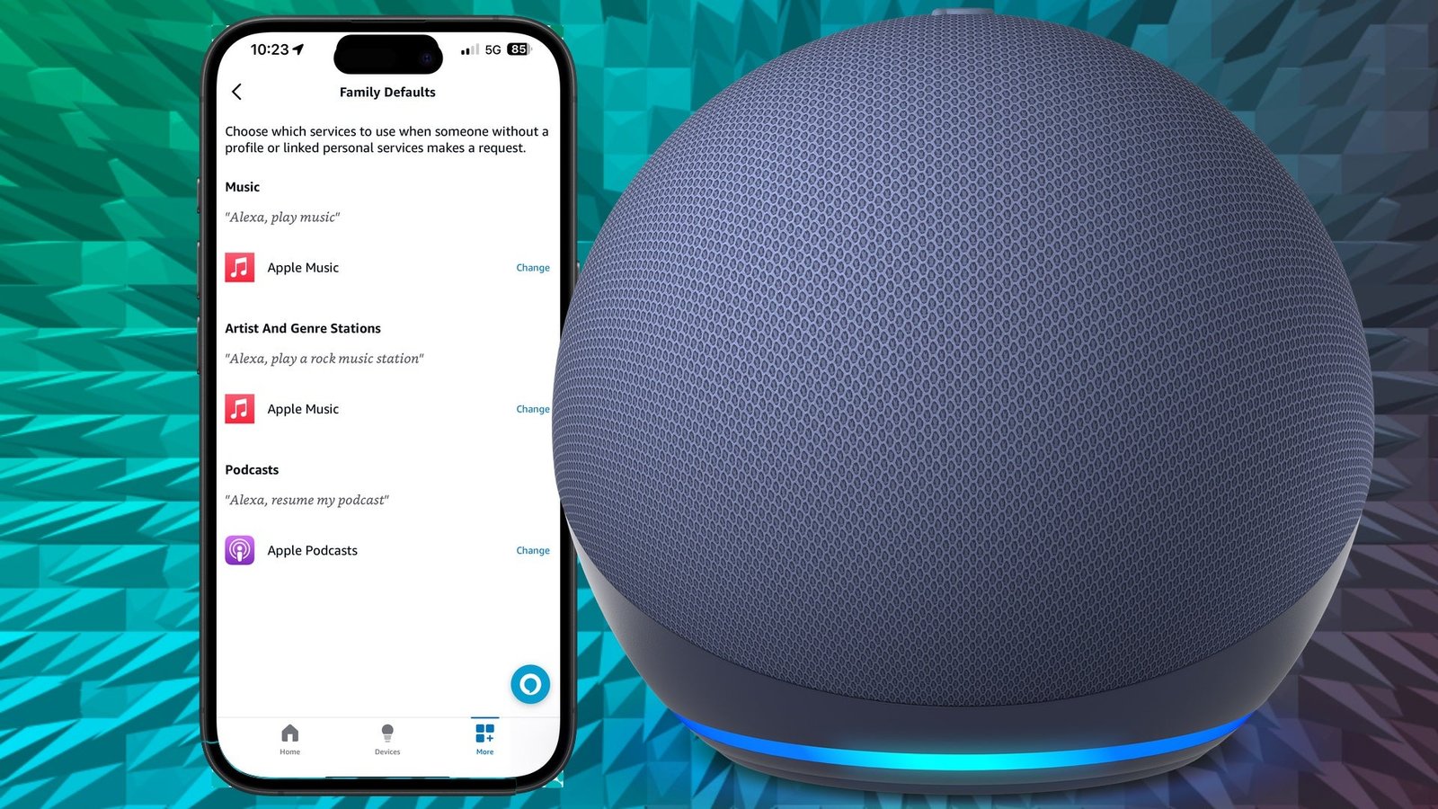 How to change the default music service on Alexa and Amazon Echo